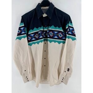 Men's Vintage Brooks & Dunn Western Long Sleeve Shirt Size XL